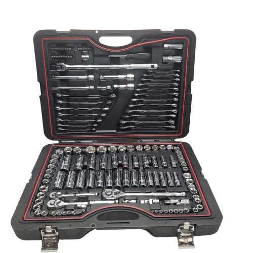 Toolpro Socket Set Automotive Tool 138 Kit Black/Red (NA 1342006)
