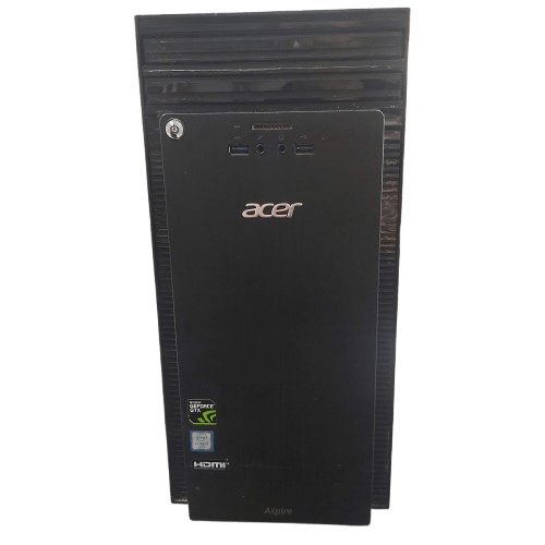 **LOCAL PICK UP ONLY** Acer TC-710 Desktop PC, Black, i7-6700, 16GB RAM, 2TB HDD, GTX745, Linux Mint 22.1 Cinnamon HAS PASSWORD, With Power + HDMI Cables **LOCAL PICK UP ONLY** (NA)