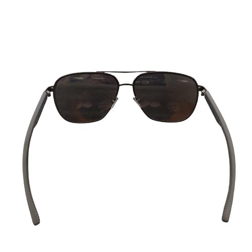 Sunglasses Men’s Armani Exchange AX2047S Matte Grey with Silver Lenses Polarized, Light Wear, No Case