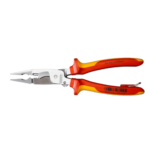 Knipex Combination Pliers, 200 mm Overall, Straight Tip, VDE/1000V (LN)