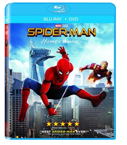 Spider-Man Homecoming Blu Ray + Digital Ultraviolet