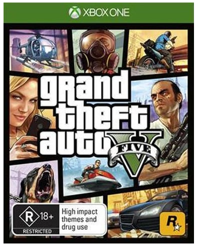 Grand Theft Auto V (5) Xbox One Game Good Condition No Manual (LE1355217)