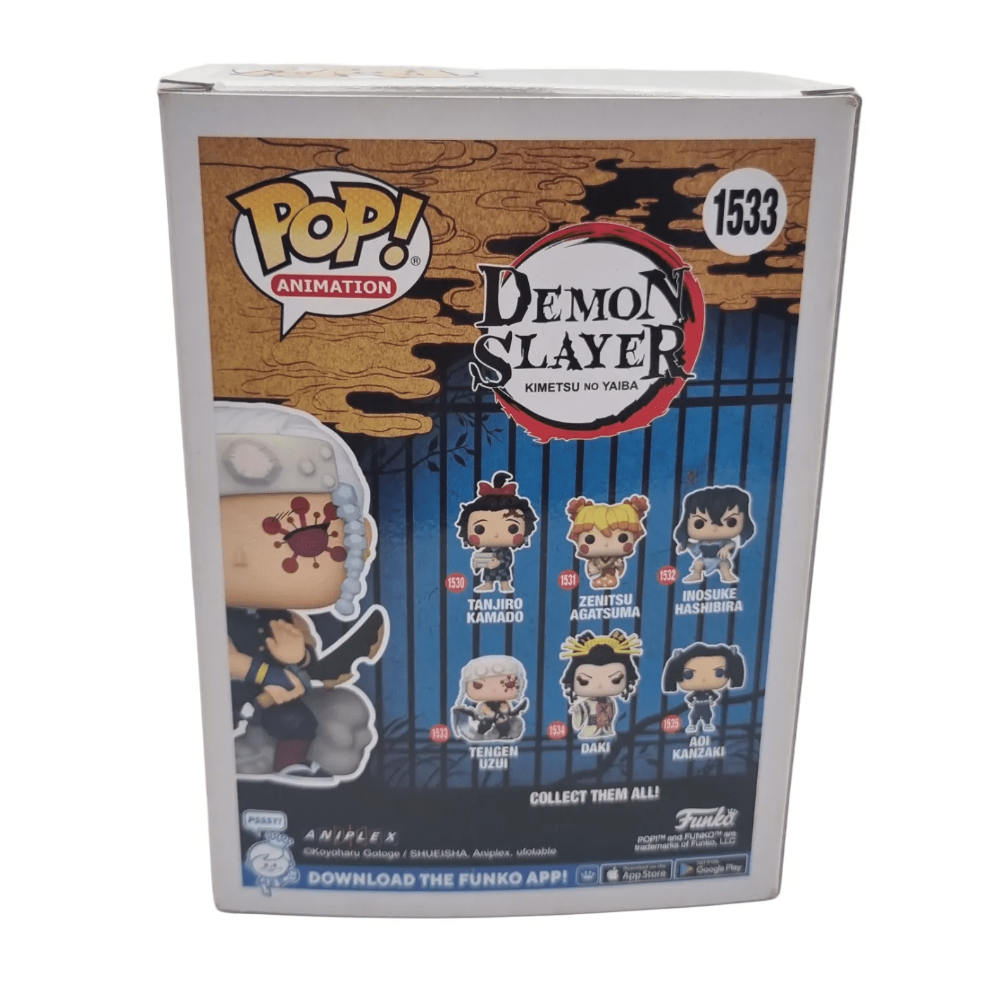 Pop Funko Figurine: Demon Slayer #1533 Tengen Uzui (Chase Limited Edition)