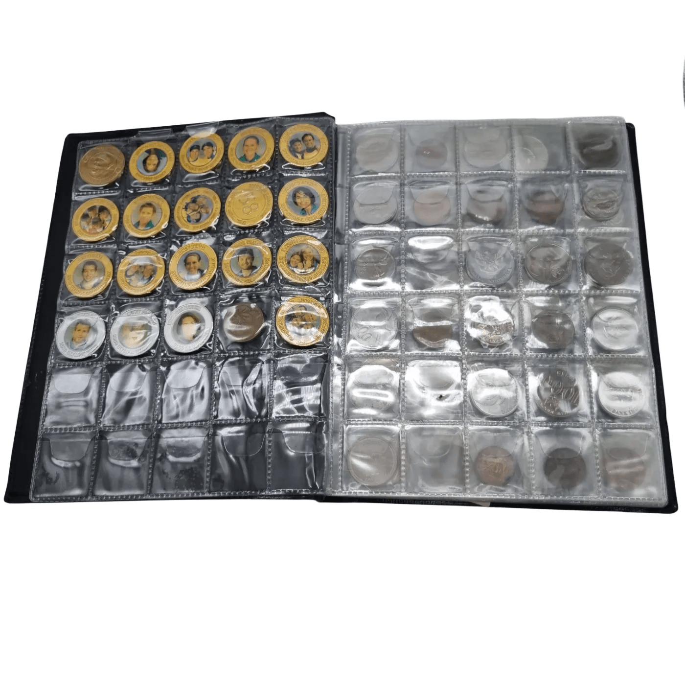 Assorted Coin Collection Album – Mixed Coins in Display Binder (WR 1342416)