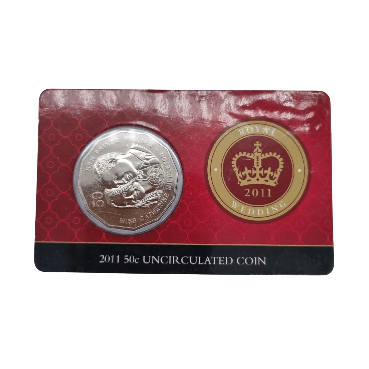 2011 Royal Australian Mint 50 Cent Coin – Royal Wedding Commemorative (WR 1344490)