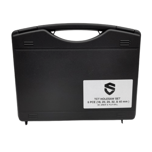 Sutton Tools H10B0005 Tungsten Carbide Tipped 16mm Hole Saw Set Like New **Case Damaged**