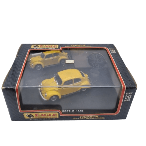 Eagle Collectibles Model Car 1:43 Volkswagen Beetle Yellow (WR 1345843)