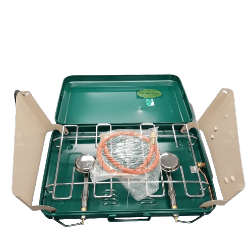 Jackaroo Portable 2 Burner LP Camping Stove Missing Knobs