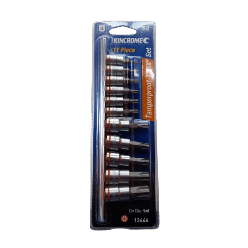 Kincrome Tamperproof TORX Socket Set 11 Piece – (LN)