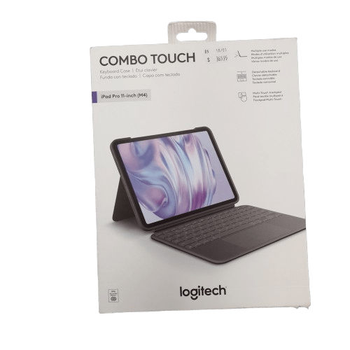 Logitech Combo Touch iPad Pro 11-inch (M4) Keyboard Case – Detachable Backlit Keyboard with Kickstand