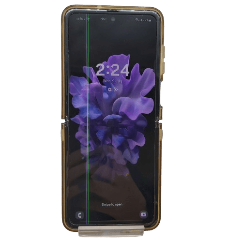Samsung Galaxy Z Flip 256GB Pink With Case* Screen Has Some Damage – SOLD AS IS (CP-1315914)