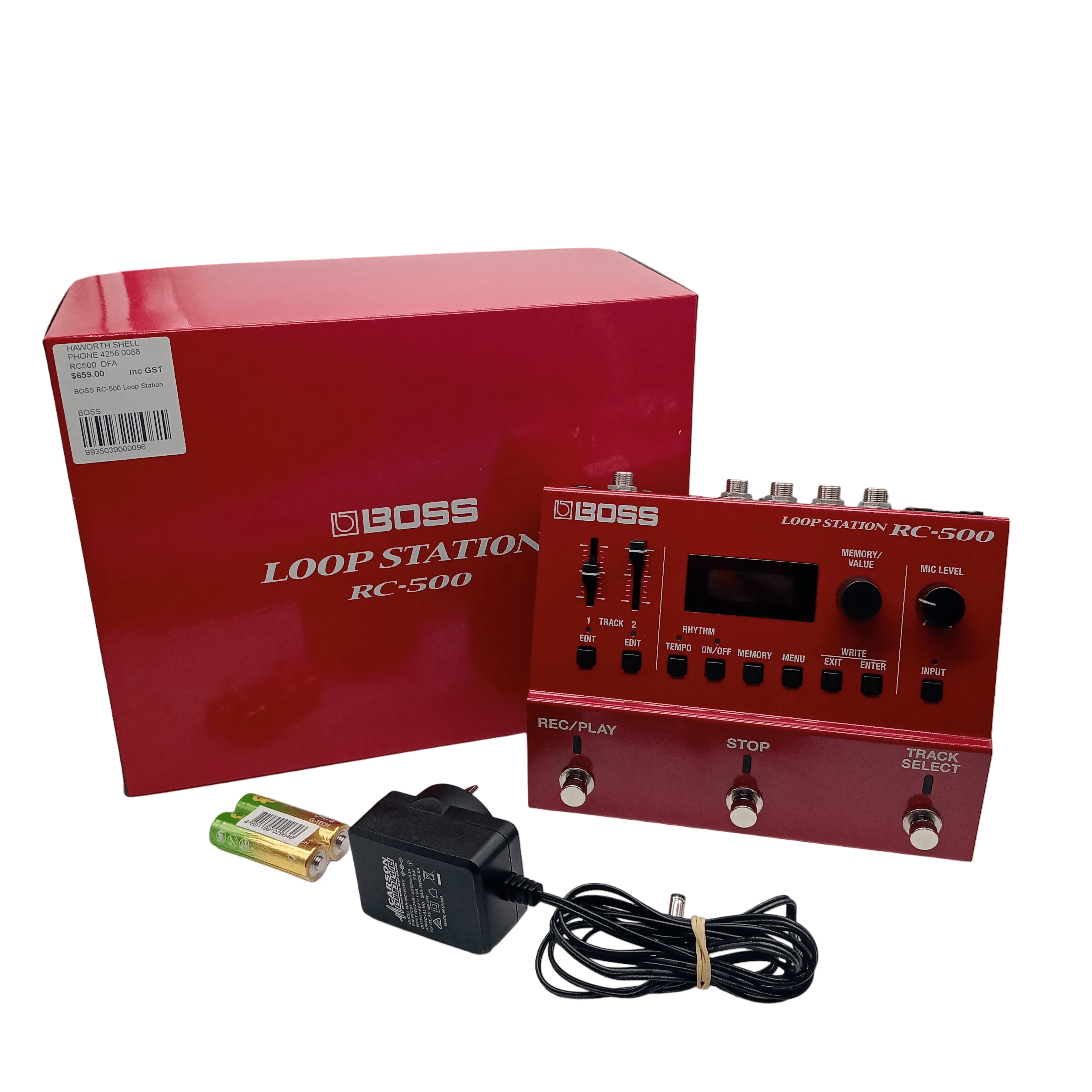 Boss Lop Station RC-500 In Box With Batteries and Power Cord