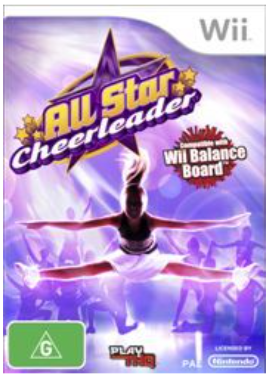 All Star Cheerleader Wii Game Good With Manual