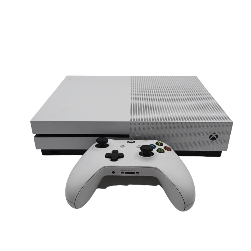 Xbox One S 1TB White Includes – Power Cord, HDMI and Controller