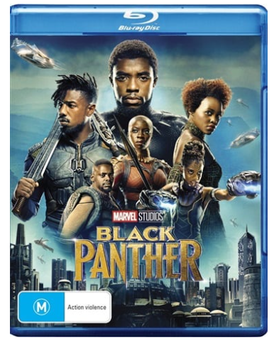 Black Panther Blu Ray In Plastic