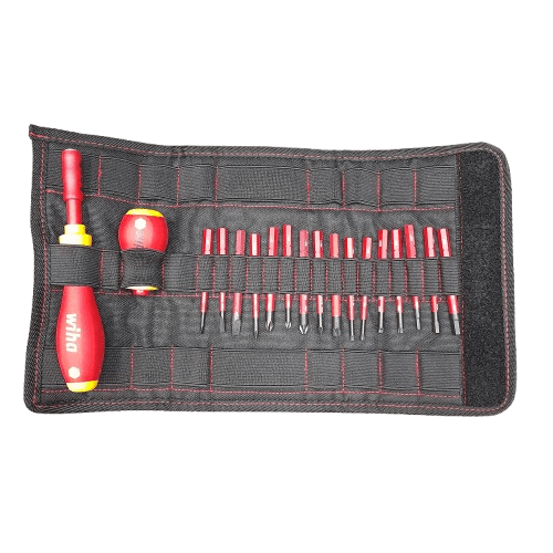 Wiha Driver Bit Set 18 Pieces, Hexagon, Phillips, Pozidriv, Slotted, Torx (LN)