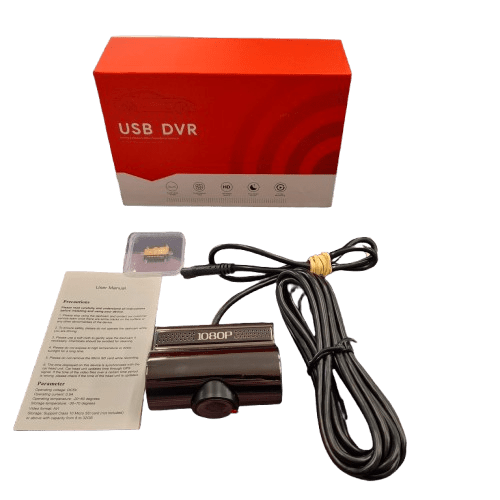 Generic Dash Camera 1080P With Micro SD Card, USB Cord, Box And Manual (GE1356034)