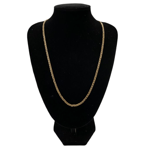 Unisex 18ct Yellow Gold Boston Link Chain (NG 1349114)