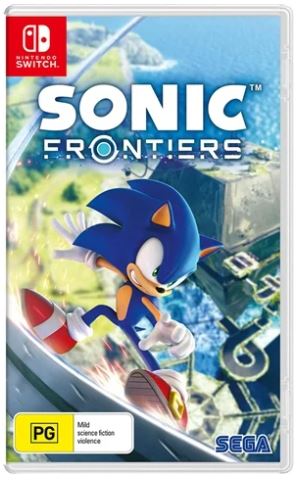 Nintendo Switch Sonic Frontiers, Very Good Condition, WIth Case No Manual