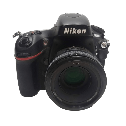 Nikon DSLR Camera D800E, Good Condition, With AF-S Nikkor 50mm 1:1.8G Lens, 2x Batteries, Bag + Charger (NA 1359917)