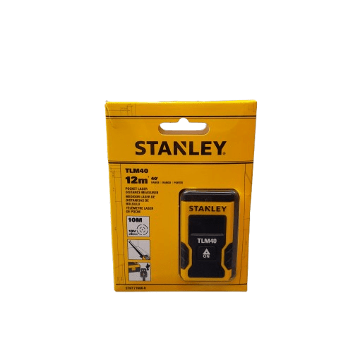 Stanley TLM40 Pocket Laser Distance Measurer Like New In Packet
