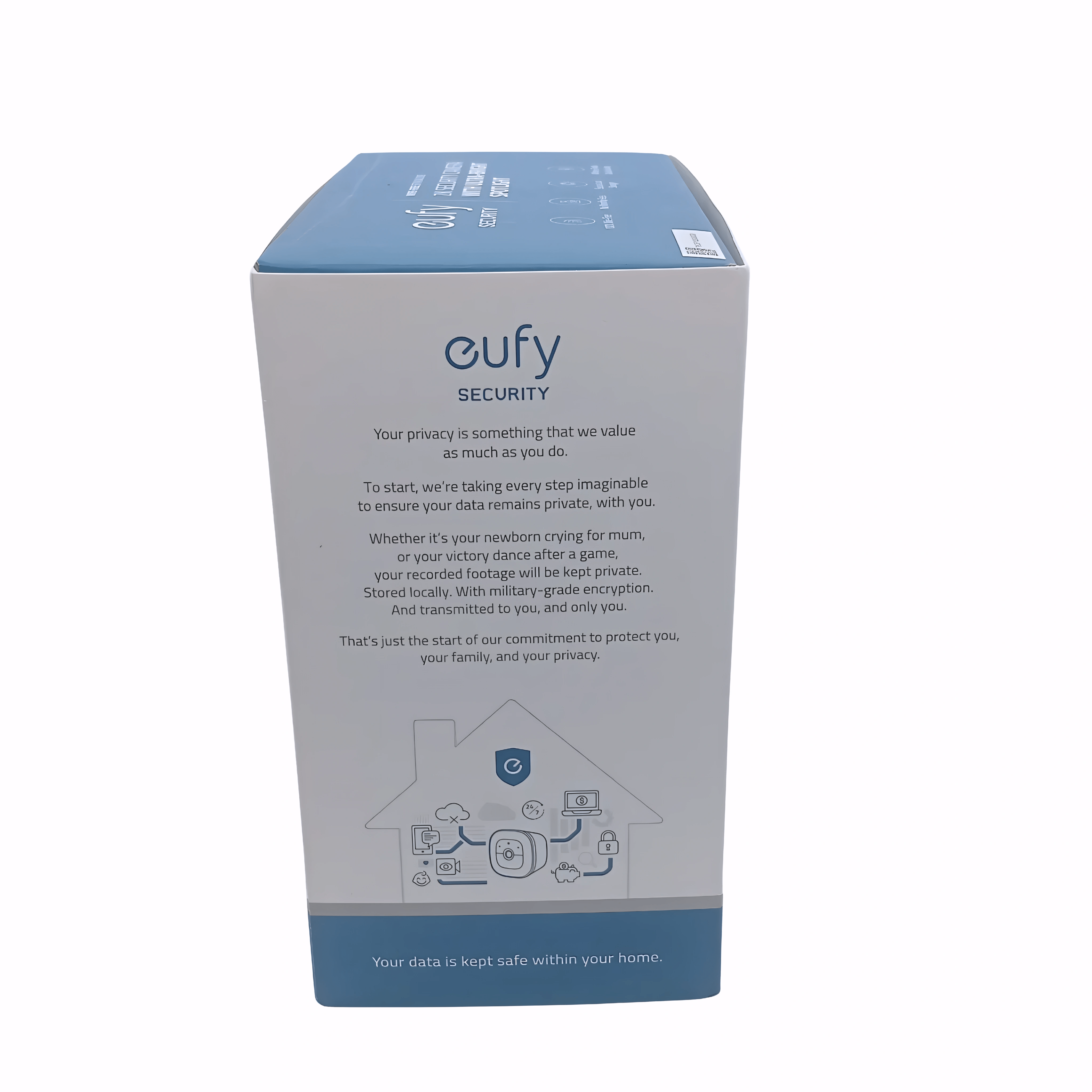 Eufy Security Camera T8123T21 – Wireless 2K Indoor/Outdoor Cam with Box and Mount (WR 1346887)