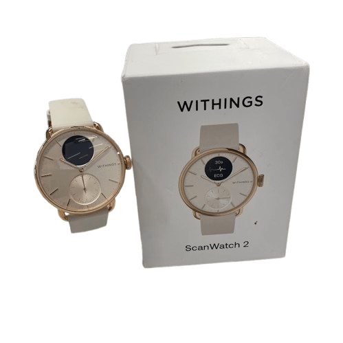 Withings ScanWatch 2 – Rose Gold, As new With Box and Charger