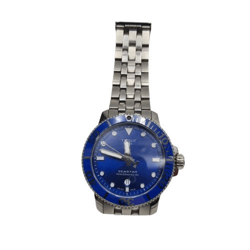 Mens Automatic Tissot Seastar 1000 Blue Watch (NA 1356683)