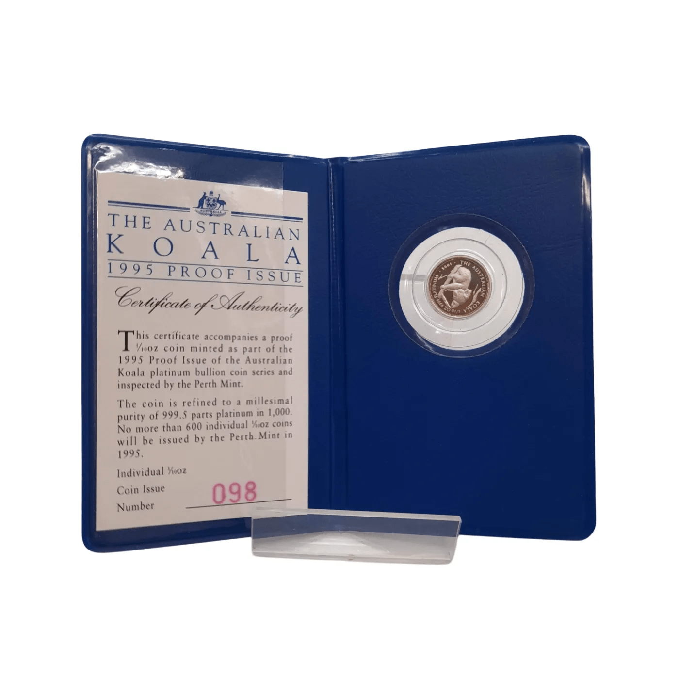 Perth Mint – Australian Koala Silver Proof Coin (Single Coin Passport Issue with COA) – WL 1347999