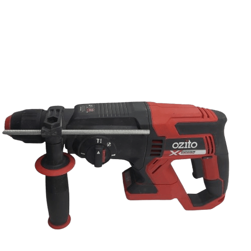 Ozito PXRHS-180 18V PowerXchange Rotary Hammer, Good Condition, With Depth Guide + Handle SKIN ONLY (NA 1353019)