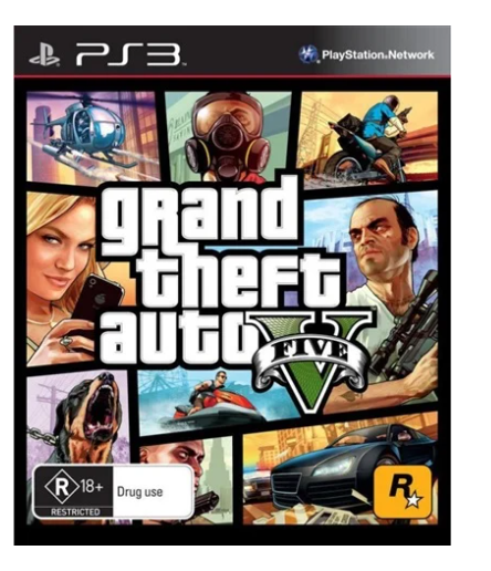 Sony PS3 Game Grand Theft Auto 5 V With Manual – Good Condition