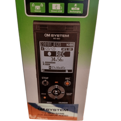 OM-Systems WS-883 Voice Recorder Silver (LE 1338890)