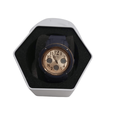 Unisex Casio Baby G BGA-150PG Watch, Navy Blue + Copper, Like New, With Tin (NA 1349416)