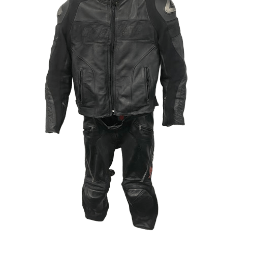 Dainese 2 Piece Leather Riding Suit Model 1533627 Size 52