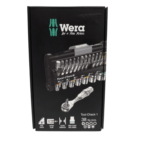Wera Tool-Check 1 38Pce Ratchet Bit Set Like New (LN)