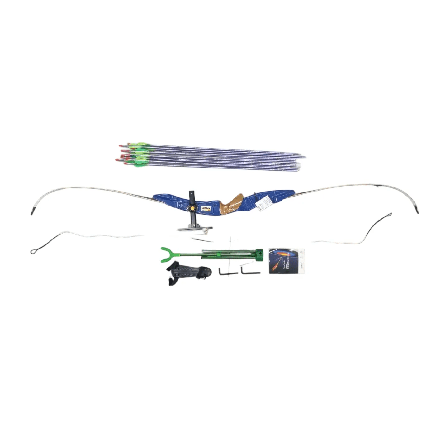 T-Rex KAP Challenger Spirit Recurve Bow With Removable Limbs + Bag + 12 Arrows + Accessories *PICK UP ONLY*