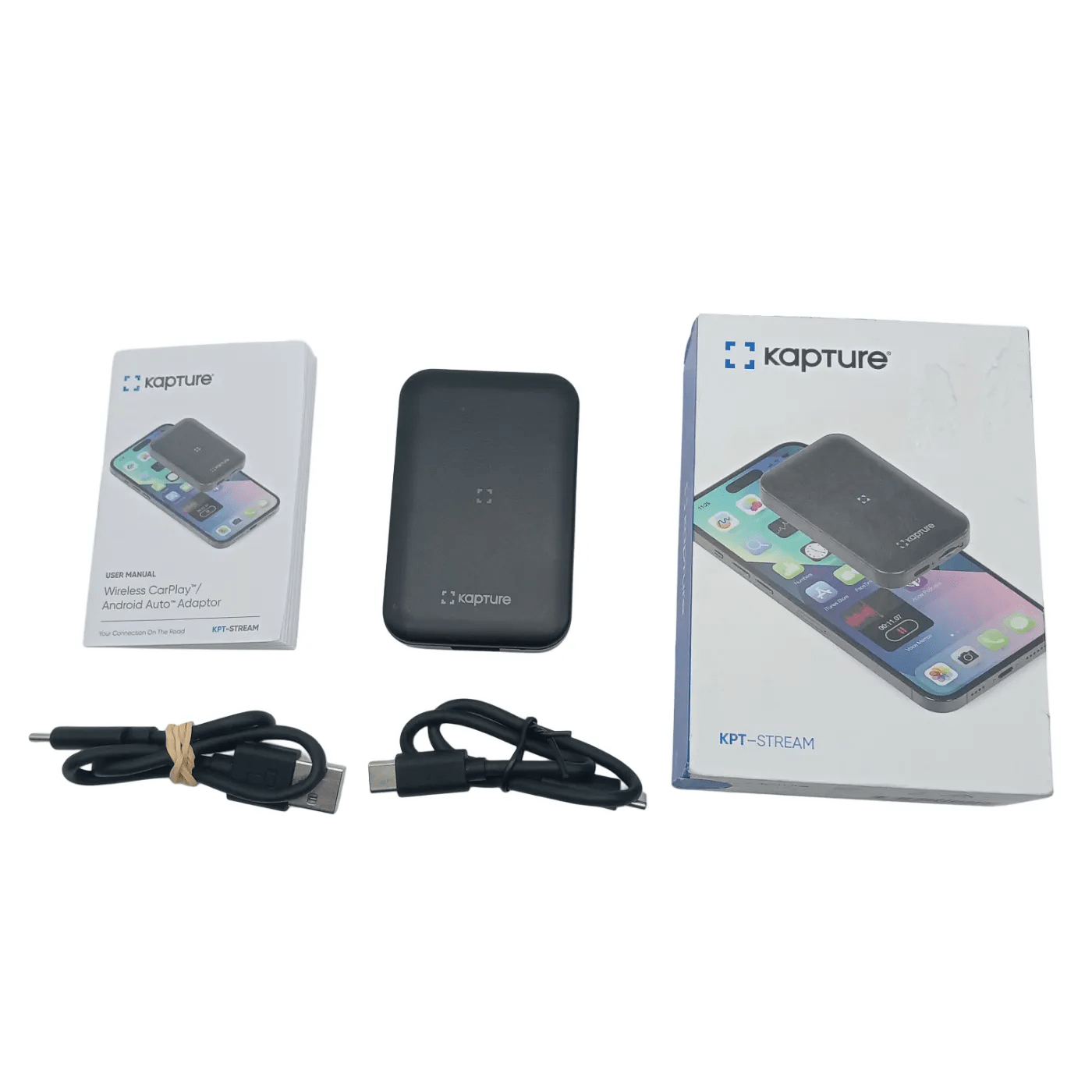 Kapture Carplay Dongle KPT-STREAM In Box With Manual and USB