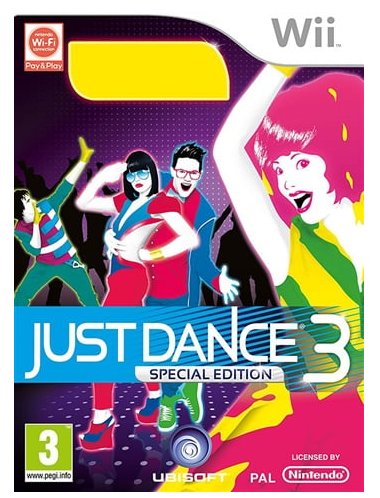 Just Dance 3 Special Edition Nintendo Wii Game, Good Condition With Manual (CP-1353621)