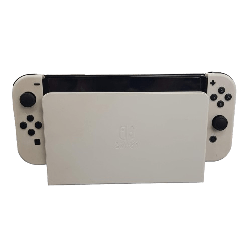 Nintendo Switch OLED Model White HEG-001 With Dock And Power Cord
