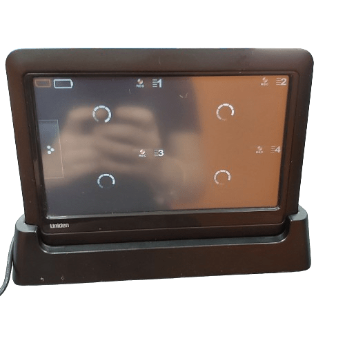 Uniden G2740 Guardian Wireless Surveillance System Screen, 7in, Black, Acceptable Condition, With Base + AC Adaptor, No Cameras