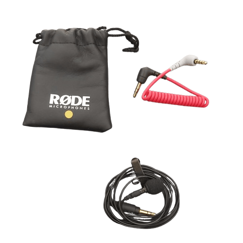 Rode Lavalier Go Microphone, Very Good Condition, With Bag, Popshield + 3.5mm TRS To TRRS Adaptor