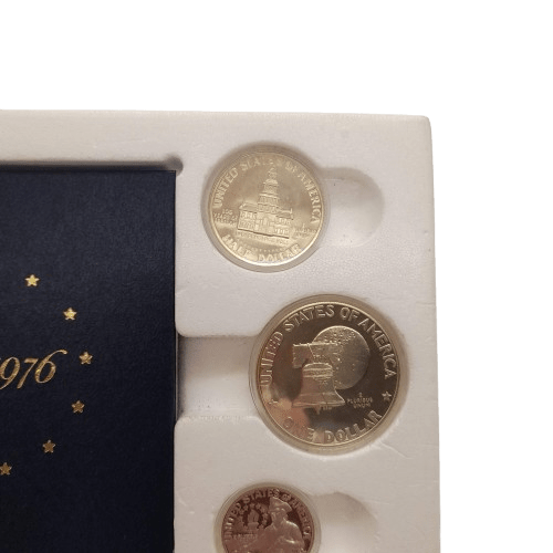 1776-1976 United States Bicentennial Silver Proof Coin Set In Blue Case (WL 1342017)
