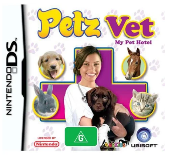 Petz Vet My Pet Hotel Nintendo Ds Game Very Good Condition With Manual