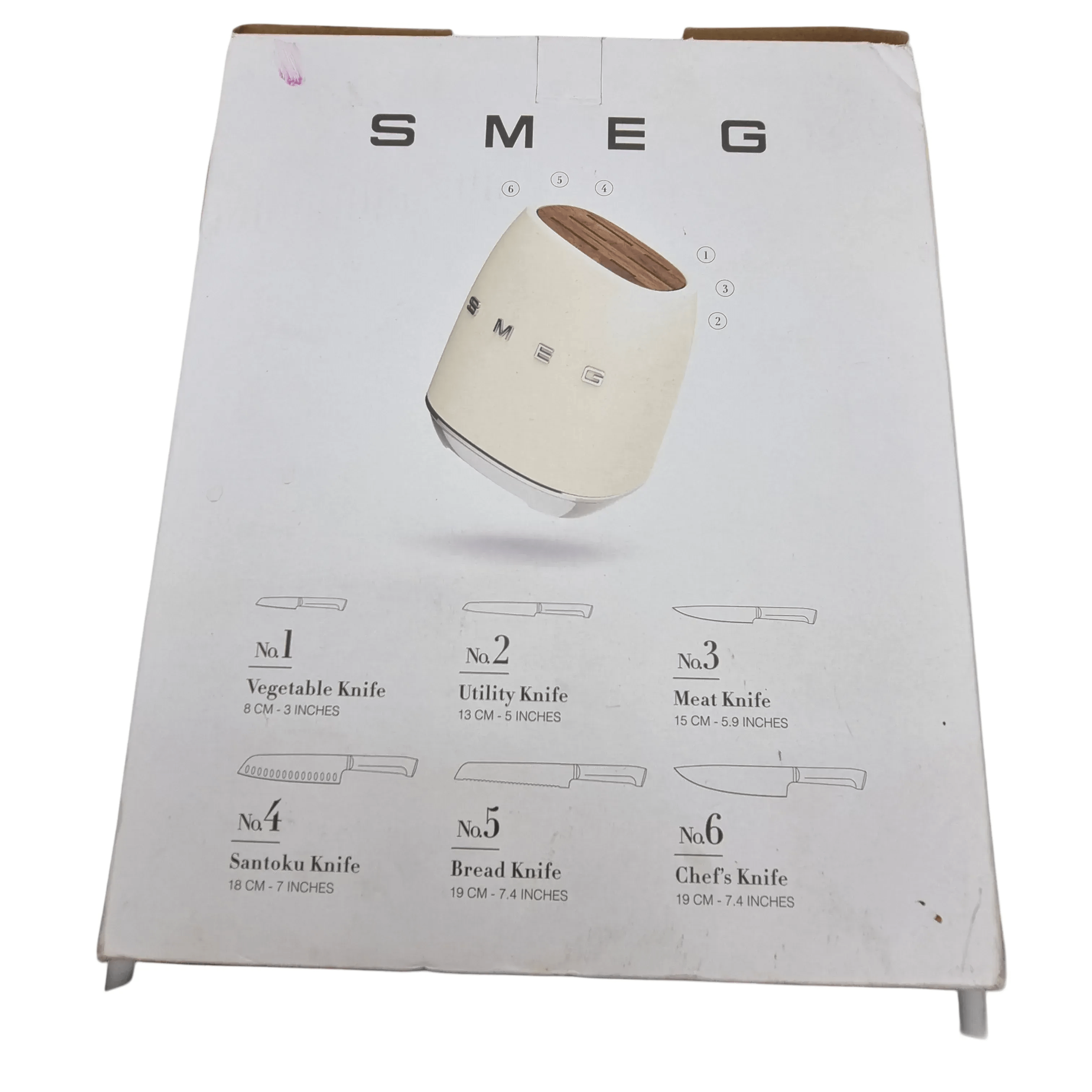 Smeg Knife Block In Box
