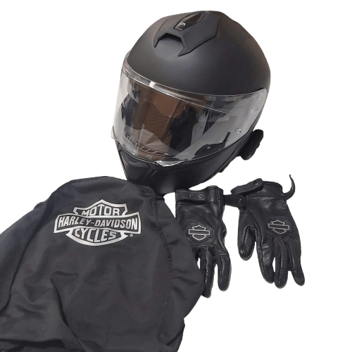 Harley Davidson Helmet HD-H31 Includes Dust cover, Gloves and Bluetooth Intercom