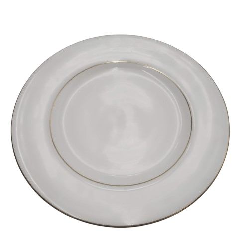 ROYAL DOULTON Signature Gold White & Gold Dinner Set – 1x Cup, 1x Saucer, 1x Dinner Plate, 1x Salad Plate, 1x Side Plate, 1x Pasta Bowl