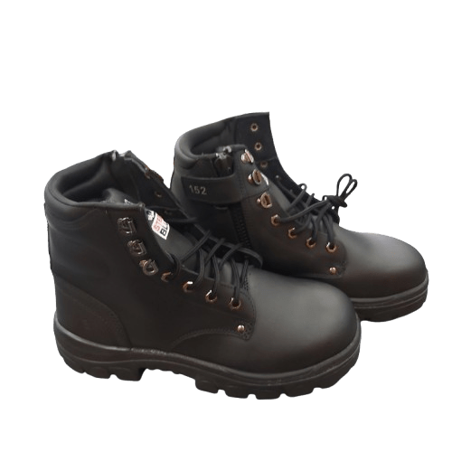 Men’s Steel Blue Argyle Zip Boots Style 312152-S2, Black, Like New With Tags + Box, Size AU 9.5/US 10.5/EUR 44 (WR 1342964)