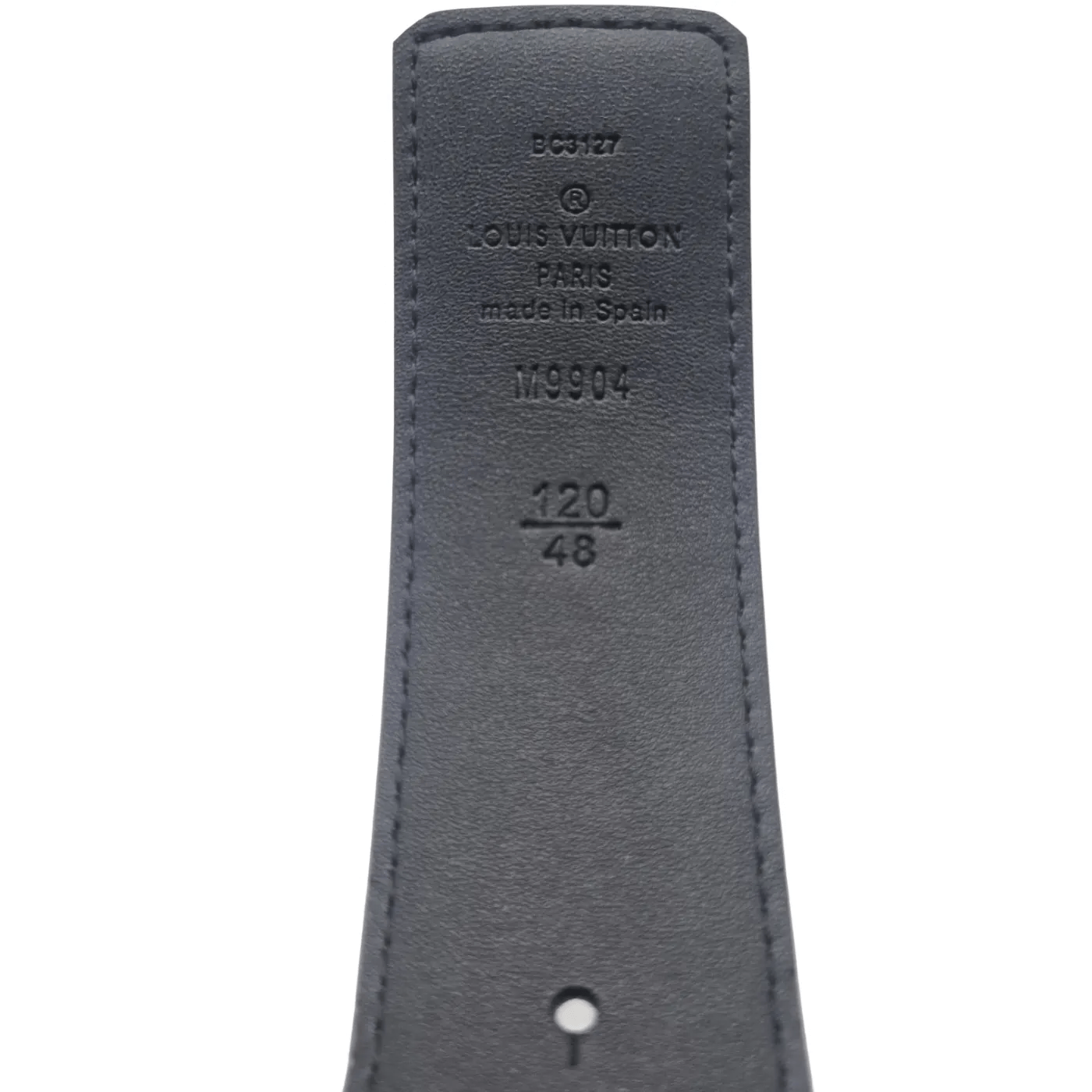 Louis Vuitton M9904 Reversible Belt Size: 120/48
