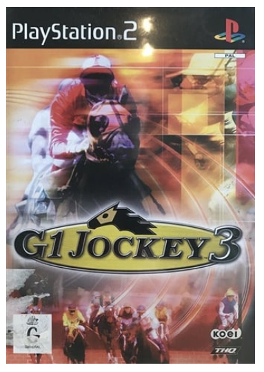 G1 Jockey 3 Playstation 2 Game Average Condition With Manual