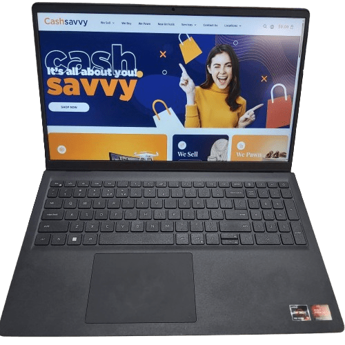 Dell P11F 15 3535, Ryzen 3, 8GB RAM, 512GB SSD, 15.6″ Screen, Win11 Pro, Light Scuffing On Back, Very Good Condition, With Charger